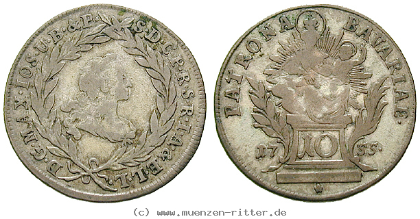 Klicken Sie auf das Bild um es auf Ihrem Rechner zu speichern bayern-maximilian-iii-joseph-10-kreuzer/48314.jpg