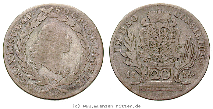 Klicken Sie auf das Bild um es auf Ihrem Rechner zu speichern bayern-maximilian-iii-joseph-20-kreuzer/eadt2252.jpg