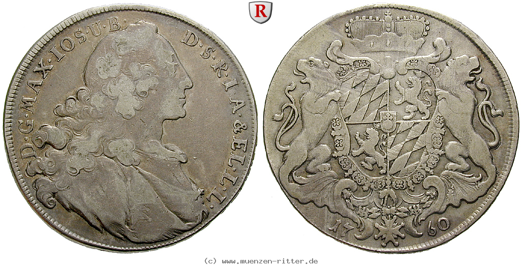 Klicken Sie auf das Bild um es auf Ihrem Rechner zu speichern bayern-maximilian-iii-joseph-wappentaler/103338.jpg