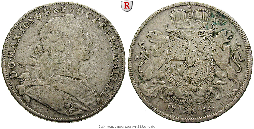 Klicken Sie auf das Bild um es auf Ihrem Rechner zu speichern bayern-maximilian-iii-joseph-wappentaler/103339.jpg