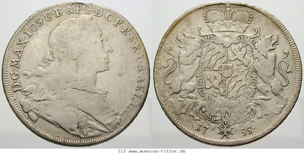 Klicken Sie auf das Bild um es auf Ihrem Rechner zu speichern bayern-maximilian-iii-joseph-wappentaler/35681.jpg