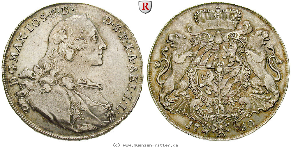 Klicken Sie auf das Bild um es auf Ihrem Rechner zu speichern bayern-maximilian-iii-joseph-wappentaler/51386.jpg