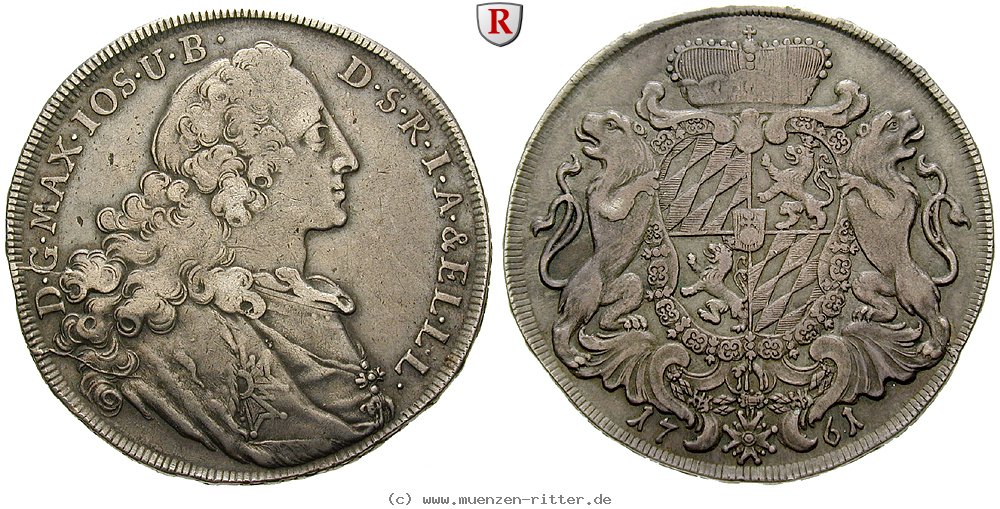 Klicken Sie auf das Bild um es auf Ihrem Rechner zu speichern bayern-maximilian-iii-joseph-wappentaler/93222.jpg