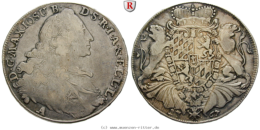 Klicken Sie auf das Bild um es auf Ihrem Rechner zu speichern bayern-maximilian-iii-joseph-wappentaler/93223.jpg