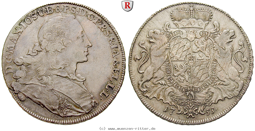 Klicken Sie auf das Bild um es auf Ihrem Rechner zu speichern bayern-maximilian-iii-joseph-wappentaler/eadt6439.jpg
