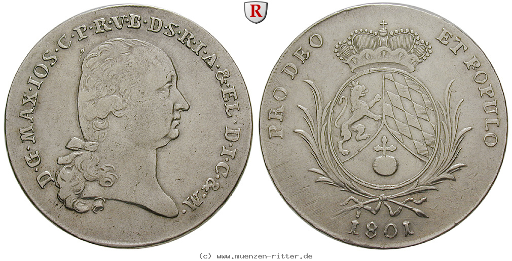 Klicken Sie auf das Bild um es auf Ihrem Rechner zu speichern bayern-maximilian-iv-joseph-konventionstaler/60454.jpg