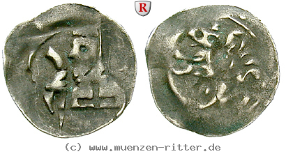 Klicken Sie auf das Bild um es auf Ihrem Rechner zu speichern bayern-rudolf-i--der-stammler-und-ludwig-iv--der-bayer-pfennig/32085.jpg