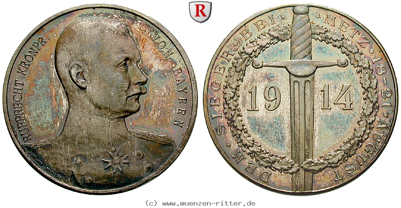 Klicken Sie auf das Bild um es auf Ihrem Rechner zu speichern bayern-rupprecht-von-bayern--letzter-kronprinz-silbermedaille/35181.jpg