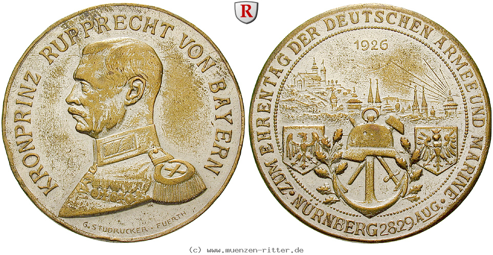 bayern-rupprecht-von-bayern--letzter-kronprinz-versilberte-messingmedaille/51865.jpg
