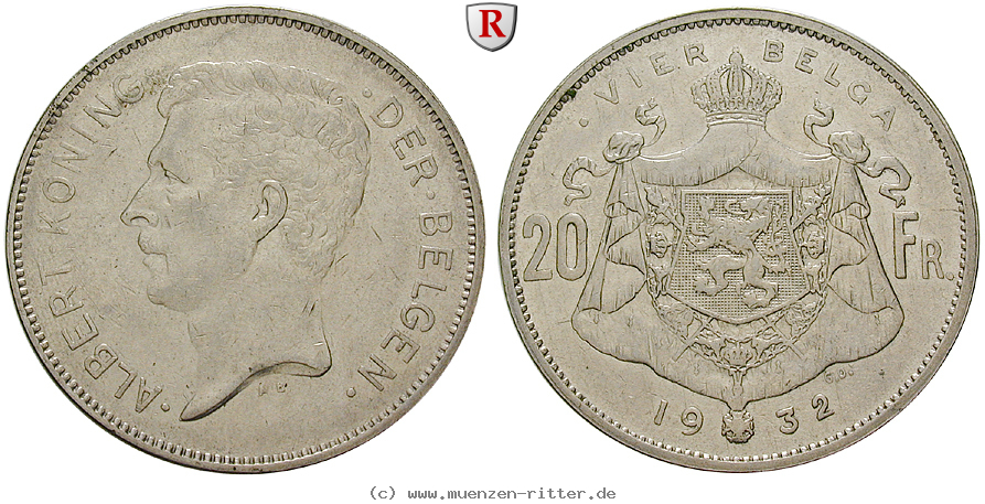 Klicken Sie auf das Bild um es auf Ihrem Rechner zu speichern belgien-albert-i-20-francs/66368.jpg