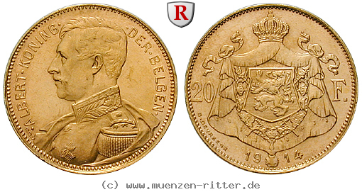 Klicken Sie auf das Bild um es auf Ihrem Rechner zu speichern belgien-albert-i-20-francs/99752.jpg