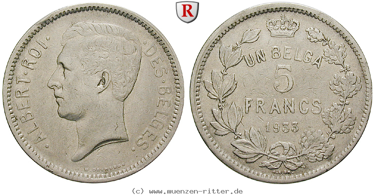 Klicken Sie auf das Bild um es auf Ihrem Rechner zu speichern belgien-albert-i-5-francs/AG19897.jpg