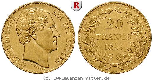 Klicken Sie auf das Bild um es auf Ihrem Rechner zu speichern belgien-leopold-i-20-francs/97162.jpg
