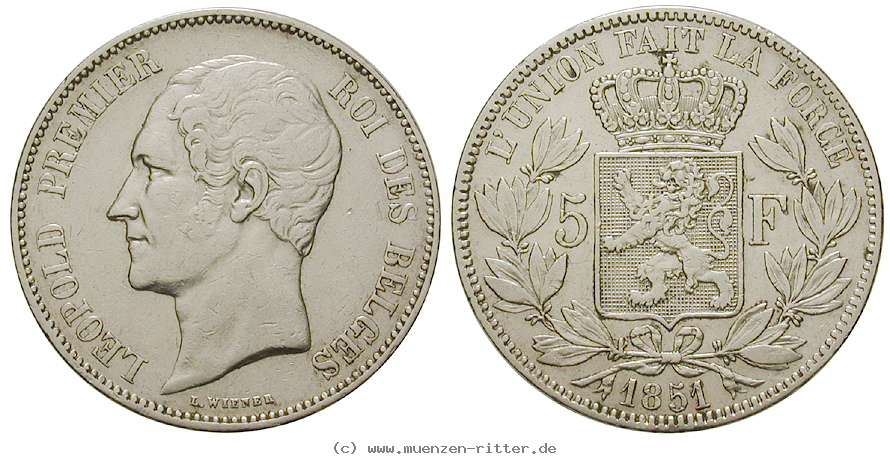 Klicken Sie auf das Bild um es auf Ihrem Rechner zu speichern belgien-leopold-i-5-francs/46199.jpg