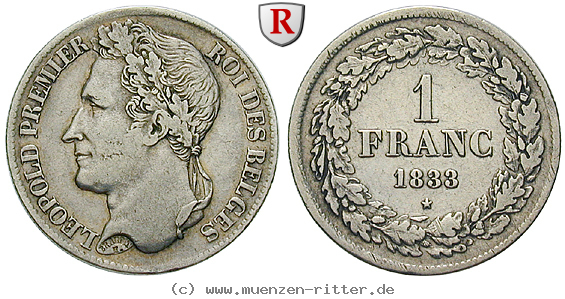 Klicken Sie auf das Bild um es auf Ihrem Rechner zu speichern belgien-leopold-i-franc/66875.jpg