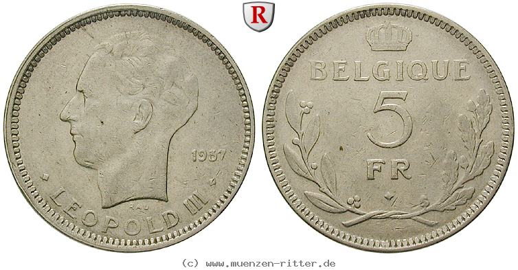 Klicken Sie auf das Bild um es auf Ihrem Rechner zu speichern belgien-leopold-iii-5-francs/66844.jpg
