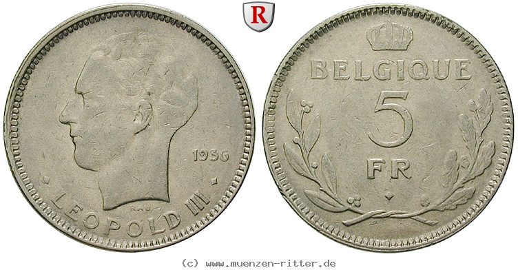 Klicken Sie auf das Bild um es auf Ihrem Rechner zu speichern belgien-leopold-iii-5-francs/ag19898.jpg