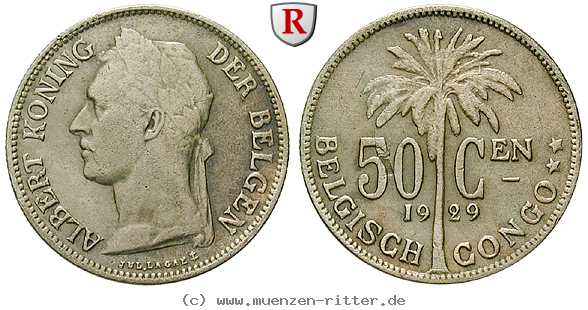 Klicken Sie auf das Bild um es auf Ihrem Rechner zu speichern belgisch-kongo-albert-i-50-centimes/66835.jpg