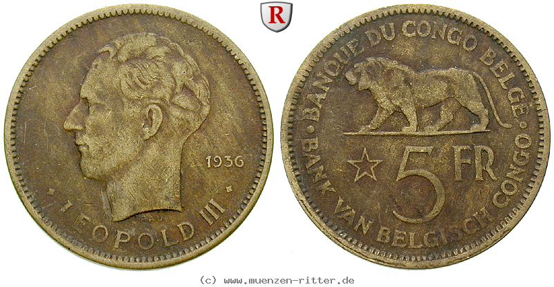 Klicken Sie auf das Bild um es auf Ihrem Rechner zu speichern belgisch-kongo-leopold-iii-5-francs/66824.jpg
