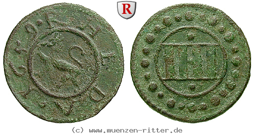 Klicken Sie auf das Bild um es auf Ihrem Rechner zu speichern bentheim-tecklenburg-rheda-grafschaft-moritz-4-pfennig/95748.jpg