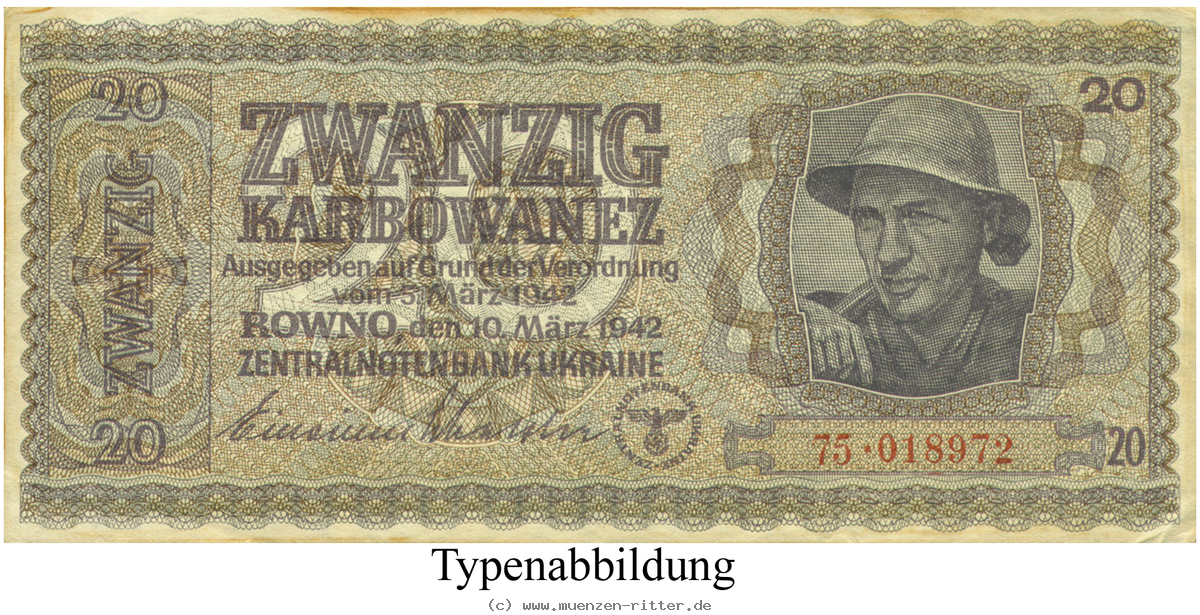 Klicken Sie auf das Bild um es auf Ihrem Rechner zu speichern besatzungsausgaben-des-2-weltkrieges-1939-1945-20-karbowanez/rb595.jpg