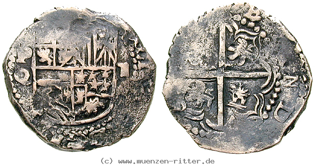 Klicken Sie auf das Bild um es auf Ihrem Rechner zu speichern bolivien-philipp-iii-2-reales/12934.jpg