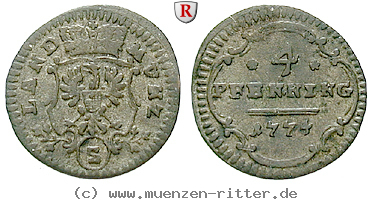 Klicken Sie auf das Bild um es auf Ihrem Rechner zu speichern brandenburg-in-franken-christian-friedrich-karl-alexander-4-pfennig/34626.jpg