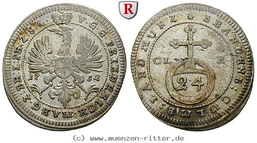 Klicken Sie auf das Bild um es auf Ihrem Rechner zu speichern brandenburg-in-franken-friedrich-1-24-taler/86085.jpg