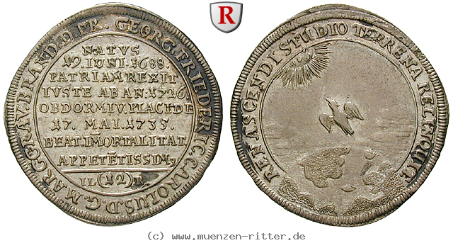 Klicken Sie auf das Bild um es auf Ihrem Rechner zu speichern brandenburg-in-franken-georg-friedrich-karl-1-12-taler/93726.jpg