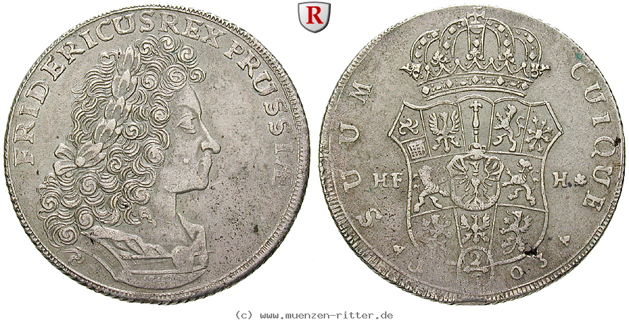 Klicken Sie auf das Bild um es auf Ihrem Rechner zu speichern brandenburg-preussen-friedrich-i-2-3-taler/81315.jpg