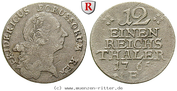 Klicken Sie auf das Bild um es auf Ihrem Rechner zu speichern brandenburg-preussen-friedrich-ii-1-12-taler/28063.jpg
