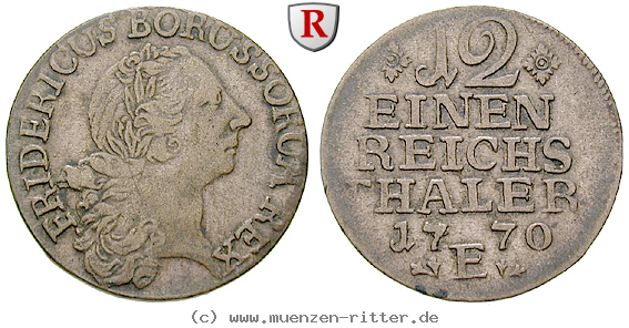 Klicken Sie auf das Bild um es auf Ihrem Rechner zu speichern brandenburg-preussen-friedrich-ii-1-12-taler/79763.jpg
