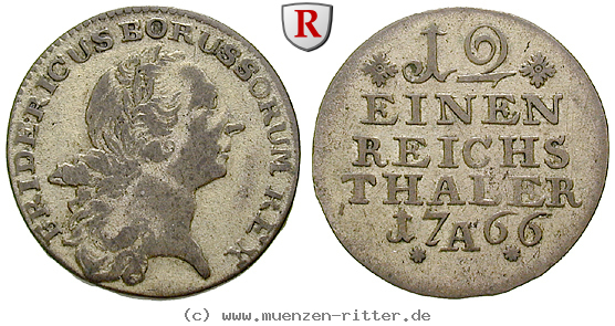 Klicken Sie auf das Bild um es auf Ihrem Rechner zu speichern brandenburg-preussen-friedrich-ii-1-12-taler/85941.jpg