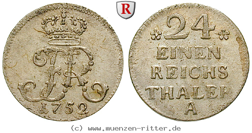 Klicken Sie auf das Bild um es auf Ihrem Rechner zu speichern brandenburg-preussen-friedrich-ii-1-24-taler/28056.jpg