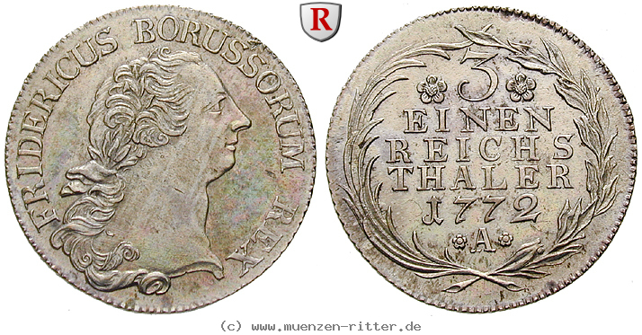 Klicken Sie auf das Bild um es auf Ihrem Rechner zu speichern brandenburg-preussen-friedrich-ii-1-3-taler/26904.jpg