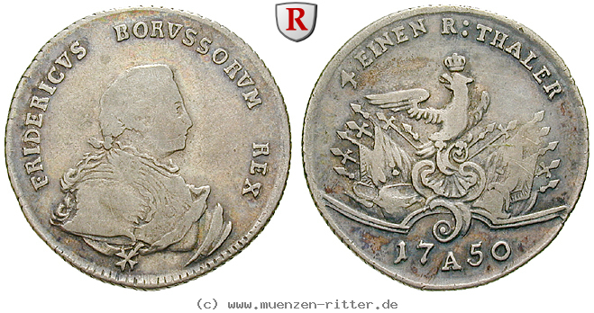 Klicken Sie auf das Bild um es auf Ihrem Rechner zu speichern brandenburg-preussen-friedrich-ii-1-4-reichstaler/eadt2326.jpg