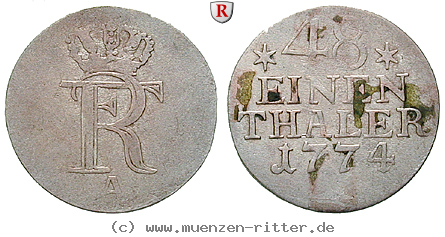 Klicken Sie auf das Bild um es auf Ihrem Rechner zu speichern brandenburg-preussen-friedrich-ii-1-48-taler/14695.jpg