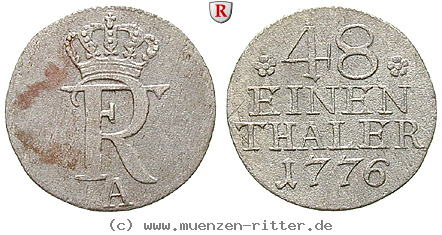 Klicken Sie auf das Bild um es auf Ihrem Rechner zu speichern brandenburg-preussen-friedrich-ii-1-48-taler/14698.jpg