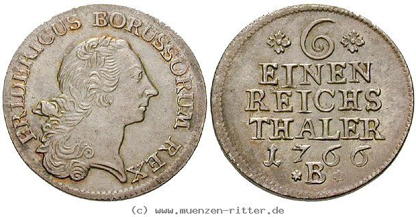 Klicken Sie auf das Bild um es auf Ihrem Rechner zu speichern brandenburg-preussen-friedrich-ii-1-6-taler/10253.jpg