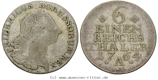 Klicken Sie auf das Bild um es auf Ihrem Rechner zu speichern brandenburg-preussen-friedrich-ii-1-6-taler/10255.jpg