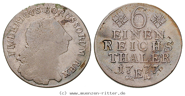Klicken Sie auf das Bild um es auf Ihrem Rechner zu speichern brandenburg-preussen-friedrich-ii-1-6-taler/11441.jpg