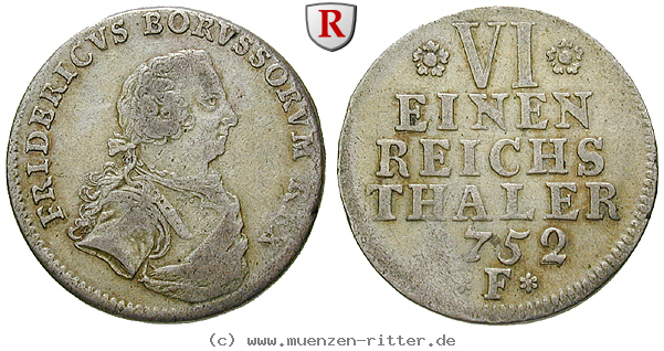 Klicken Sie auf das Bild um es auf Ihrem Rechner zu speichern brandenburg-preussen-friedrich-ii-1-6-taler/85928.jpg