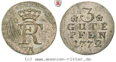 Klicken Sie auf das Bild um es auf Ihrem Rechner zu speichern brandenburg-preussen-friedrich-ii-3-gute-pfennig/54481.jpg