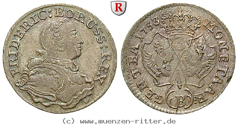 Klicken Sie auf das Bild um es auf Ihrem Rechner zu speichern brandenburg-preussen-friedrich-ii-3-kreuzer/102077.jpg