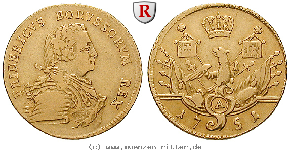 Klicken Sie auf das Bild um es auf Ihrem Rechner zu speichern brandenburg-preussen-friedrich-ii-friedrichs-d-or/79321.jpg