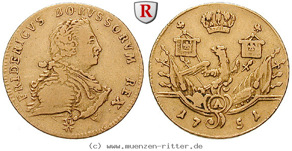 Klicken Sie auf das Bild um es auf Ihrem Rechner zu speichern brandenburg-preussen-friedrich-ii-friedrichs-d-or/79684.jpg