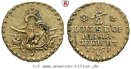 Klicken Sie auf das Bild um es auf Ihrem Rechner zu speichern brandenburg-preussen-friedrich-ii-passiergewicht-fuer-1-2-louis-d-or/53890.jpg