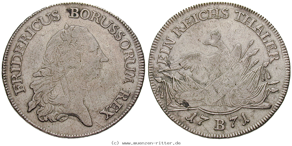 Klicken Sie auf das Bild um es auf Ihrem Rechner zu speichern brandenburg-preussen-friedrich-ii-reichstaler/15855.jpg