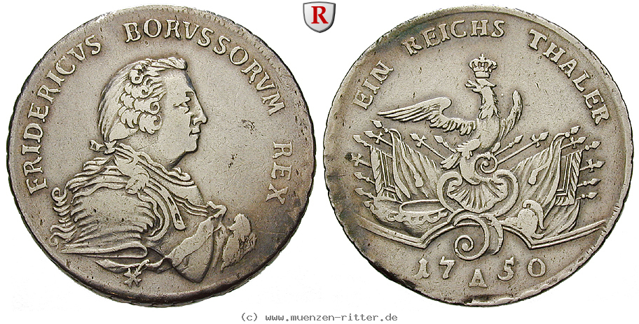 Klicken Sie auf das Bild um es auf Ihrem Rechner zu speichern brandenburg-preussen-friedrich-ii-reichstaler/36141.jpg