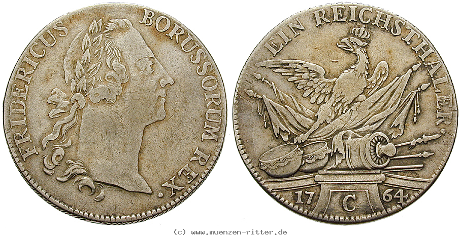 Klicken Sie auf das Bild um es auf Ihrem Rechner zu speichern brandenburg-preussen-friedrich-ii-reichstaler/45027.jpg